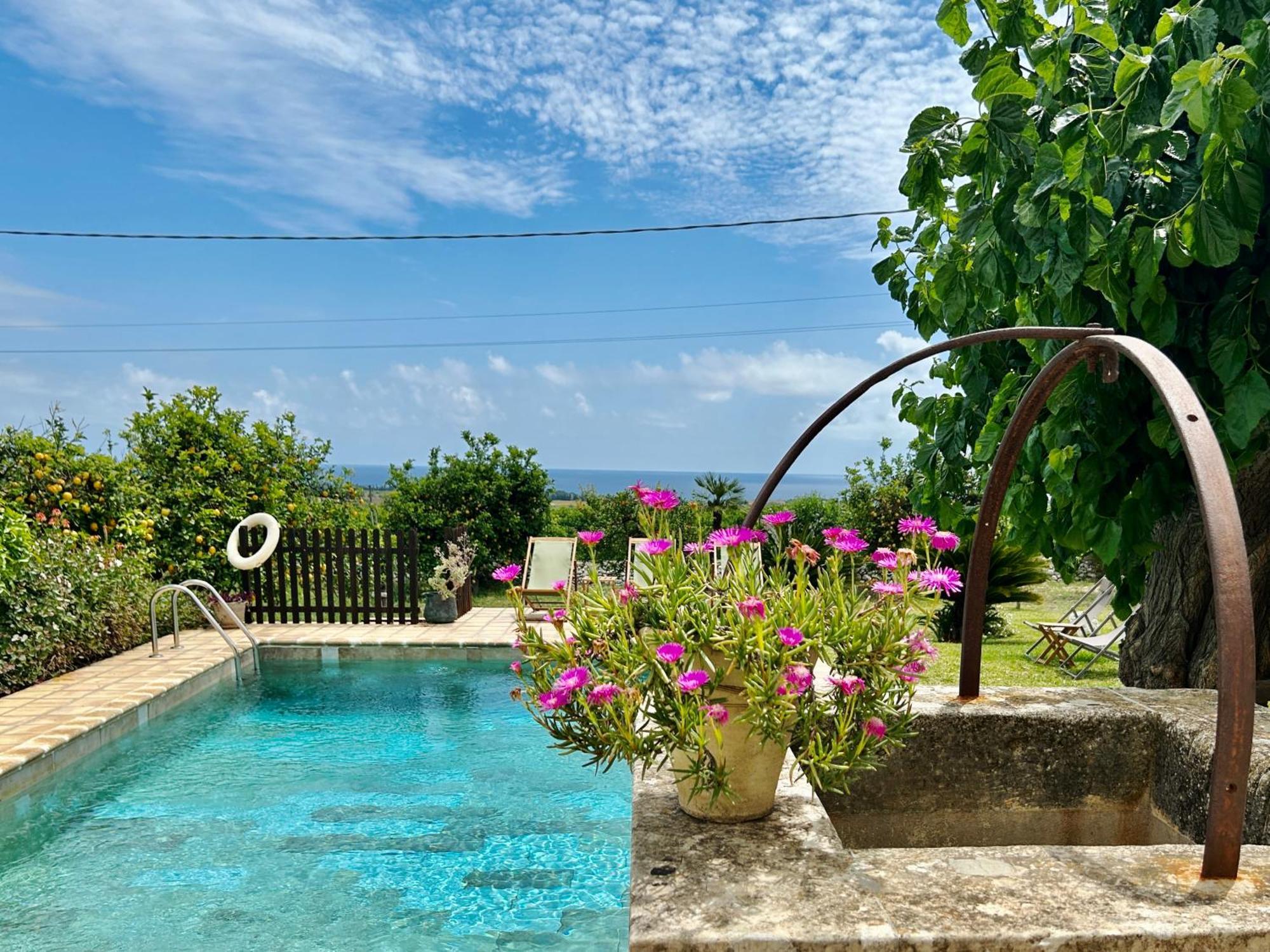 Authentic Sicilian Charm, Pool, Sea View, Wi-Fi & Parking Villa Авола Екстериор снимка
